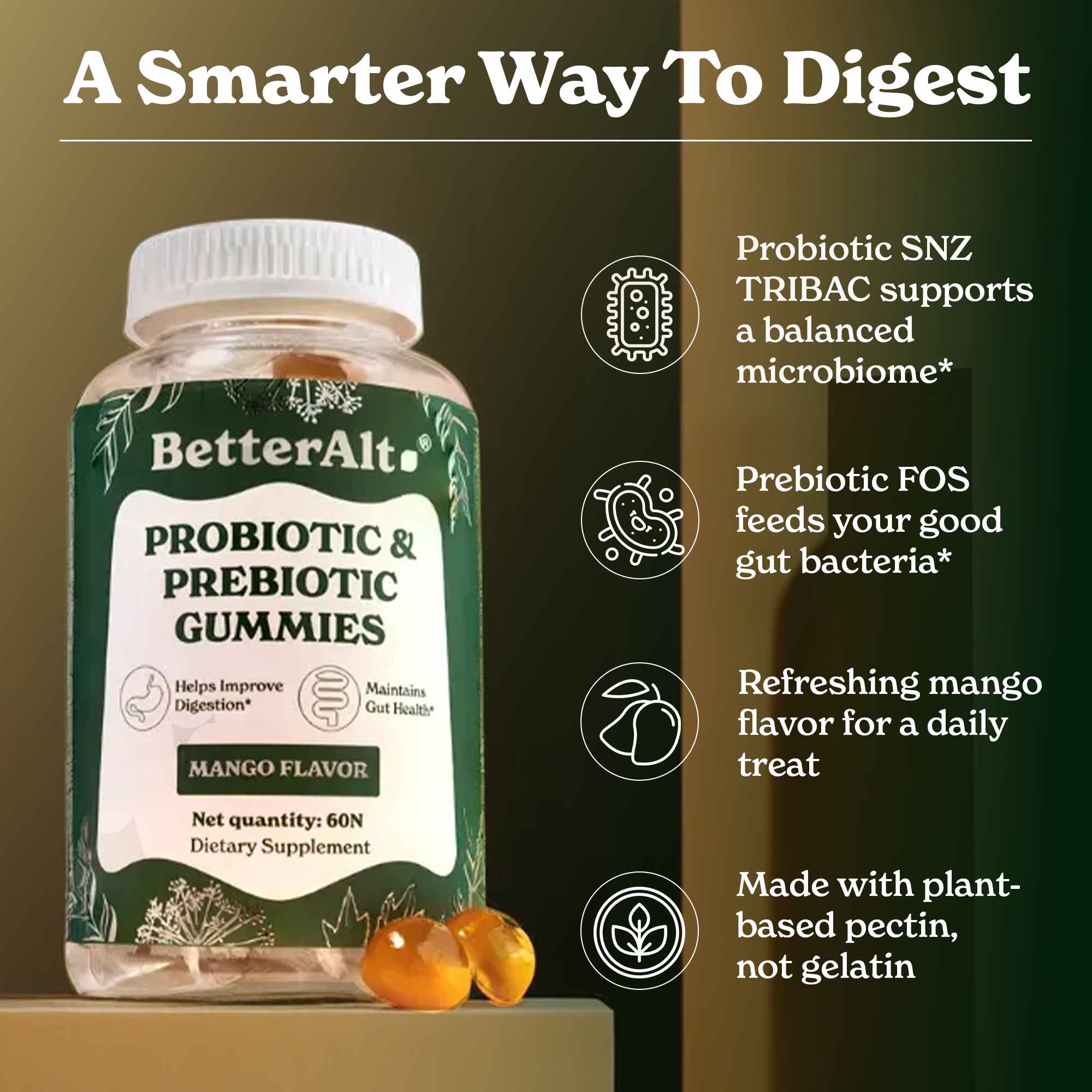 Prebiotic and Probiotic Gummies