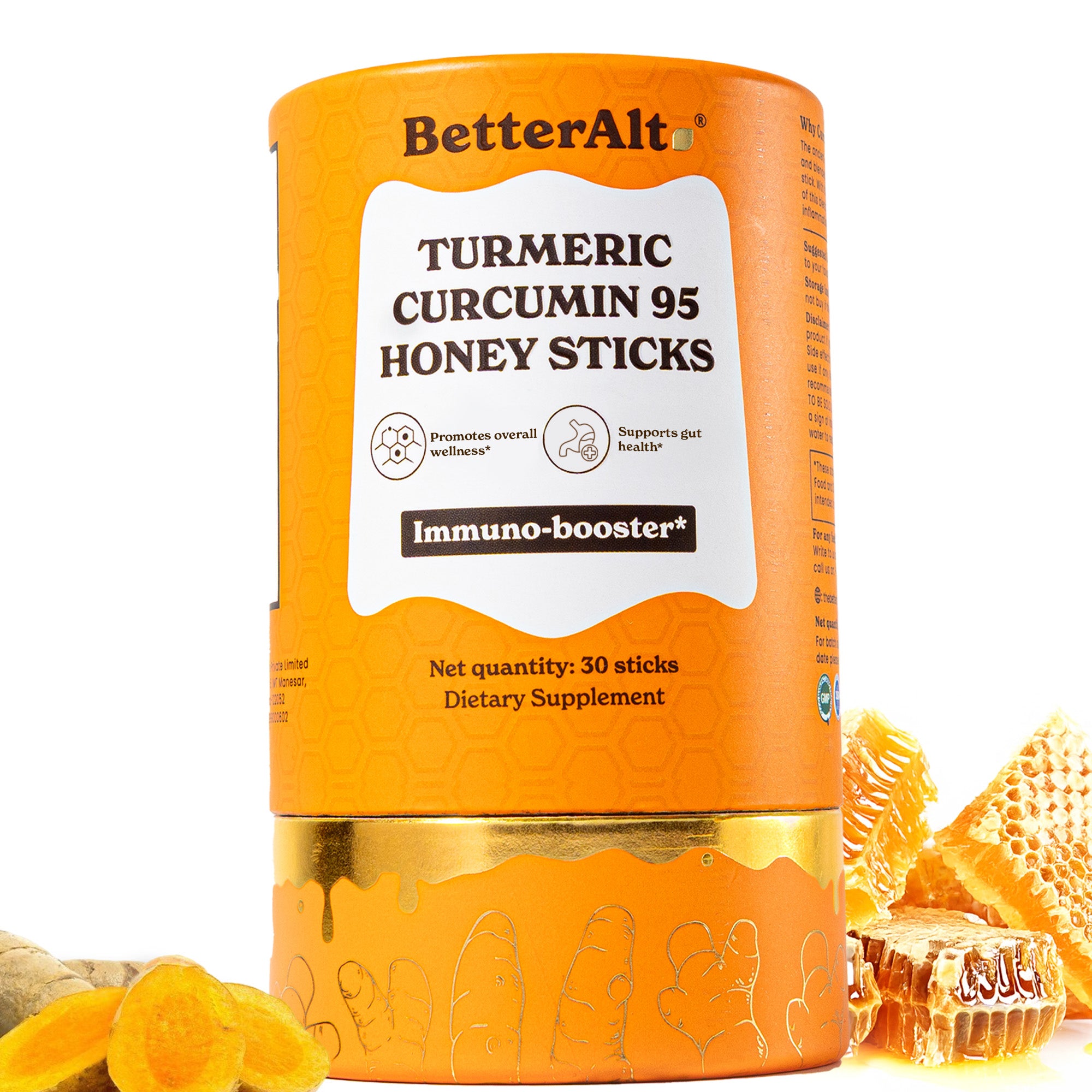 Turmeric Curcumin 95  Honey Sticks