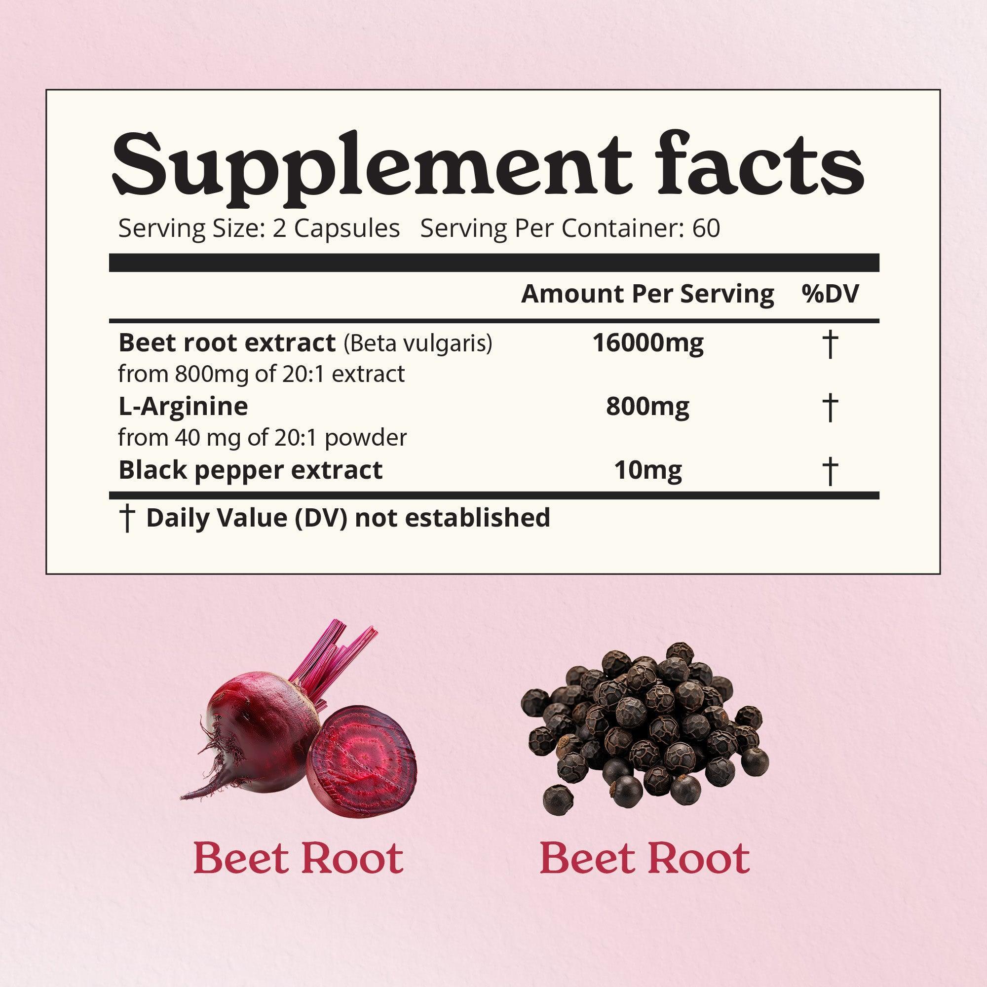 BBRC120-US - Beet Root Capsules